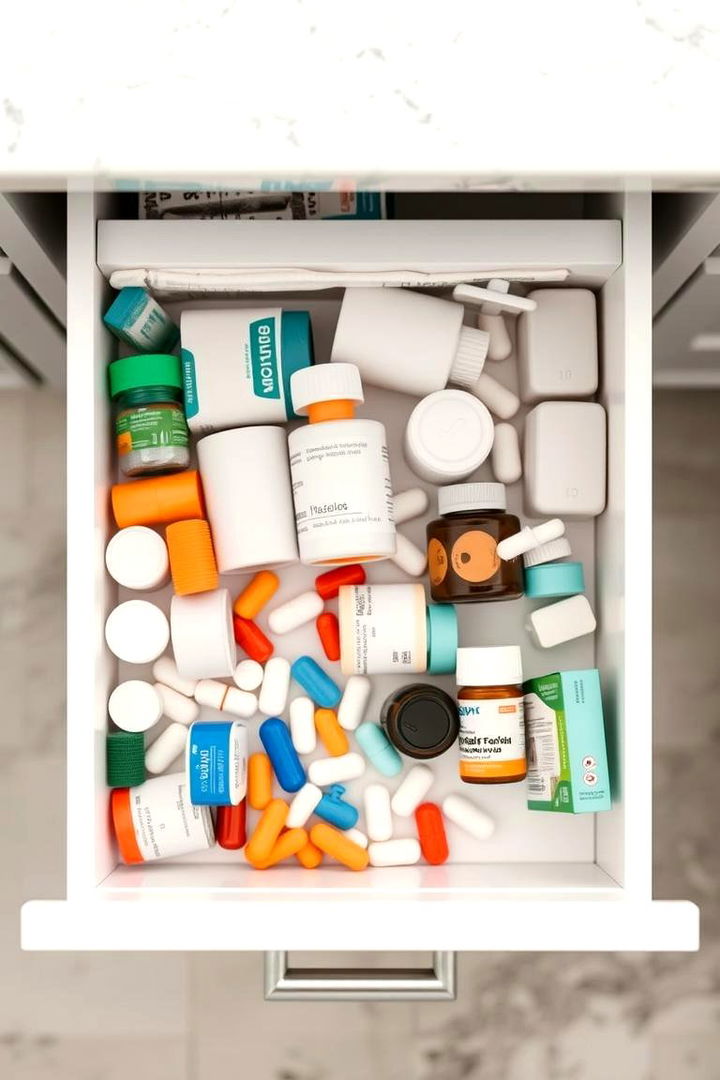 Medication Compartment - 22 Bathroom Drawer Organization Ideas
