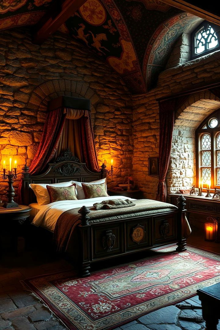 Medieval Castle Sanctuary - 22 Fantasy Bedroom Ideas