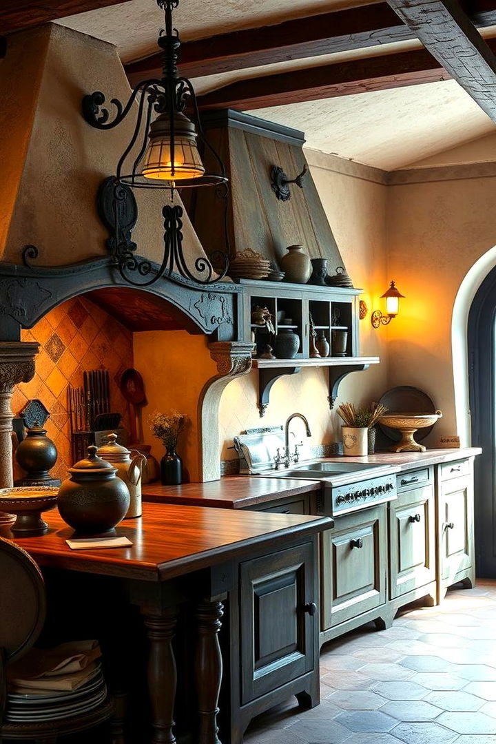 Medieval Inspired Accents - 22 Gothic Kitchen Ideas