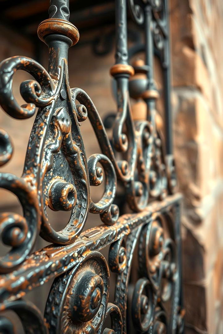 Medieval Ironwork Details - 22 Medieval Home Decor Ideas
