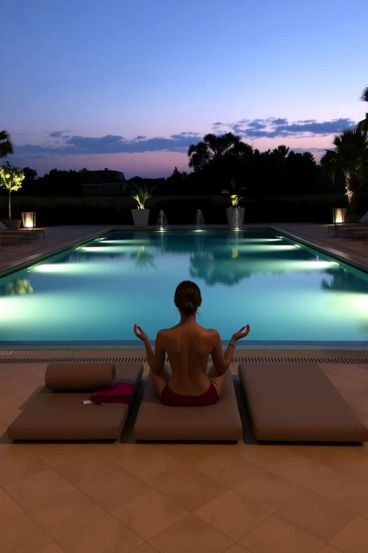 Meditation and Relaxation Space - 22 above ground pool ideas