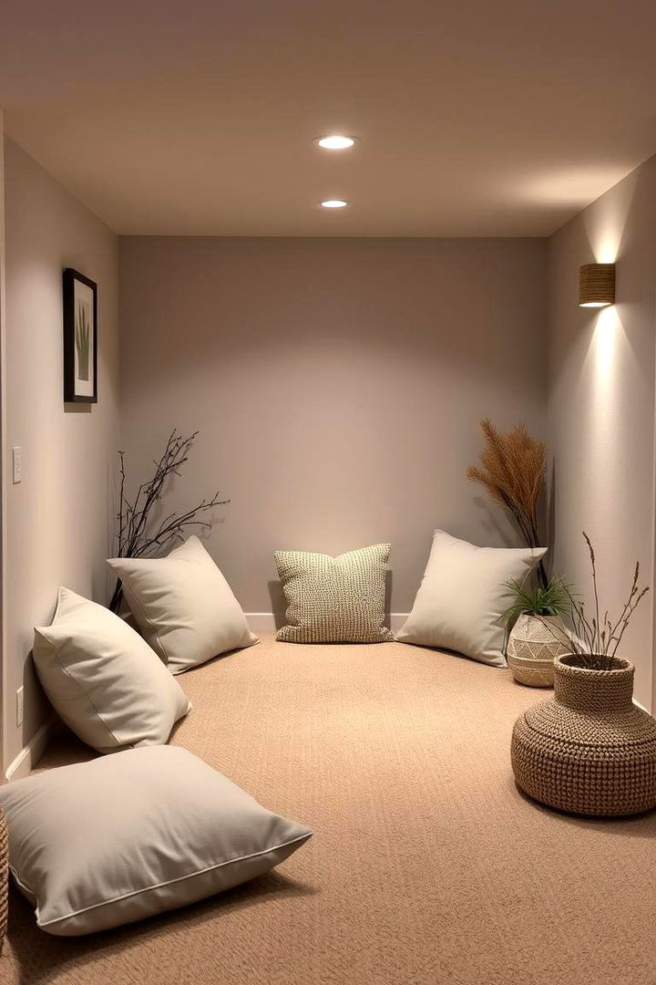 Meditation and Wellness Corner - 22 Basement Ideas