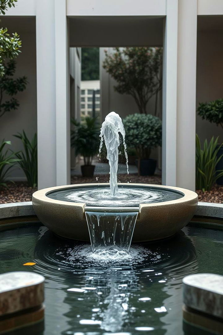 Meditative Sound Fountain - 22 Backyard Fountain Ideas