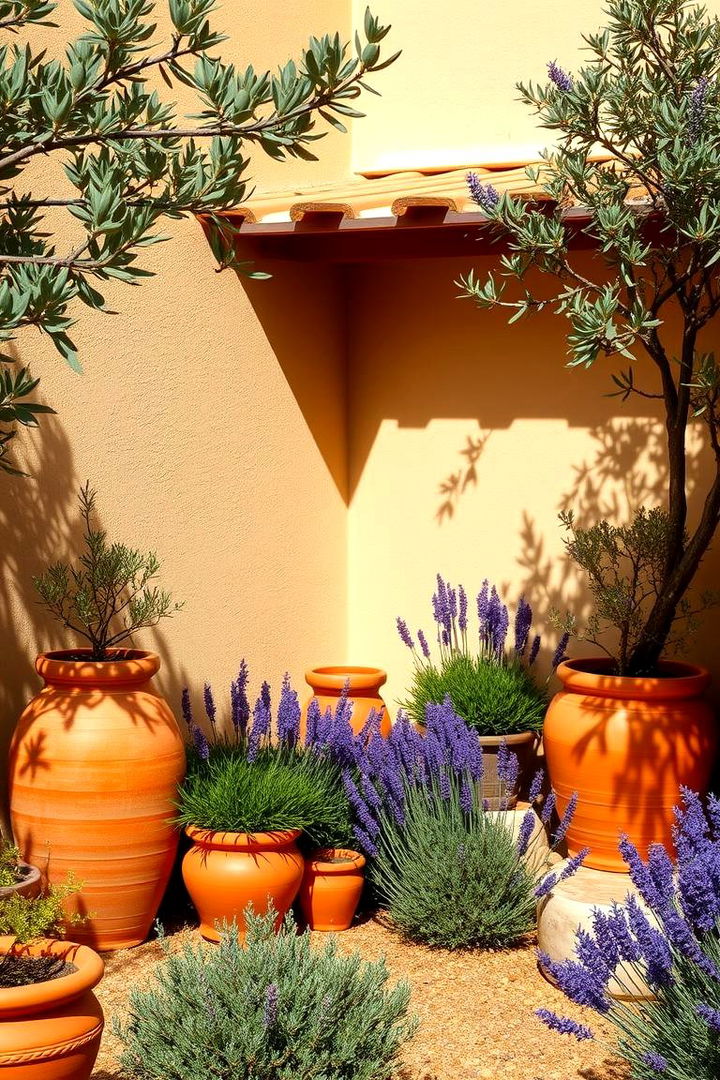 Mediterranean Corner Garden - 22 Corner Garden Ideas