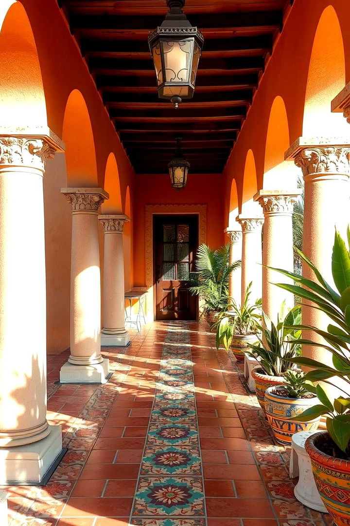 Mediterranean Flair - 22 Front Porch Tile Ideas