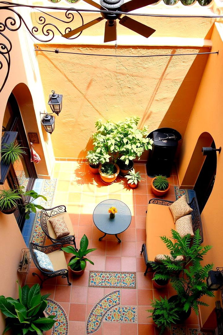 Mediterranean Flair - 22 townhouse patio ideas