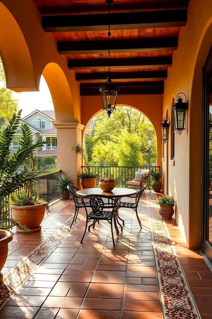 Mediterranean Influenced Design - 22 Back Porch Ideas