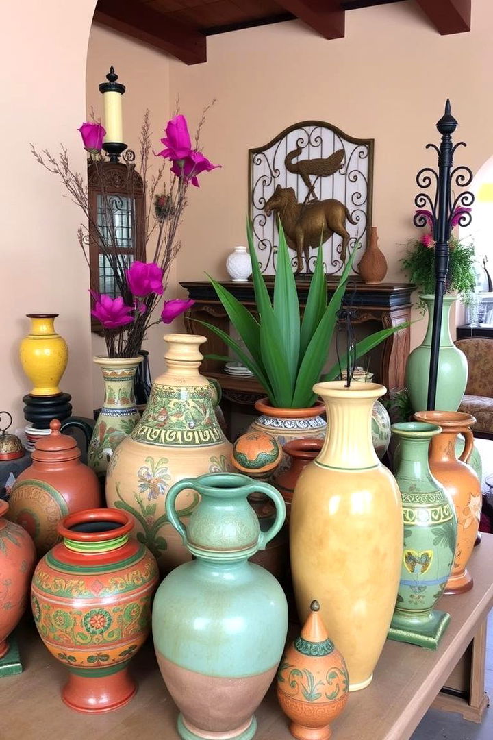 Mediterranean Inspired Accessories - 22 Tuscan Living Room Ideas