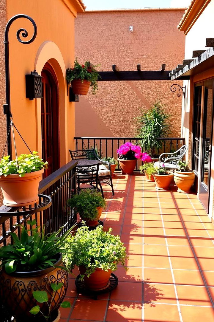 Mediterranean Inspired Deck - 22 Patio Deck Ideas