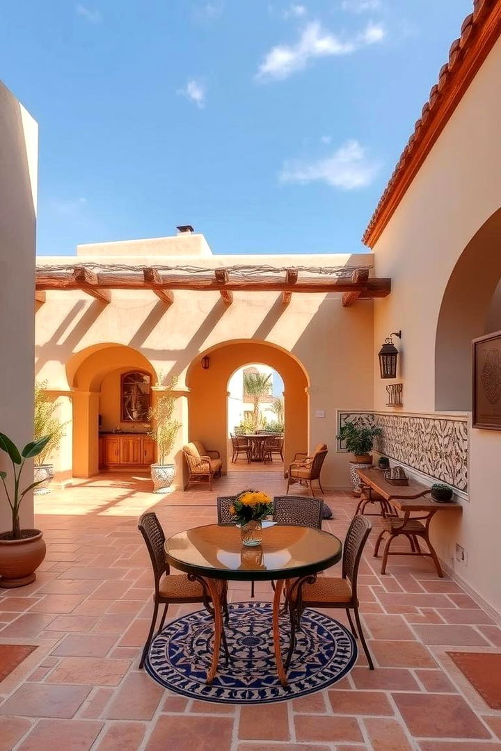 Mediterranean Inspired Haven - 22 Travertine Tile Bathroom Ideas