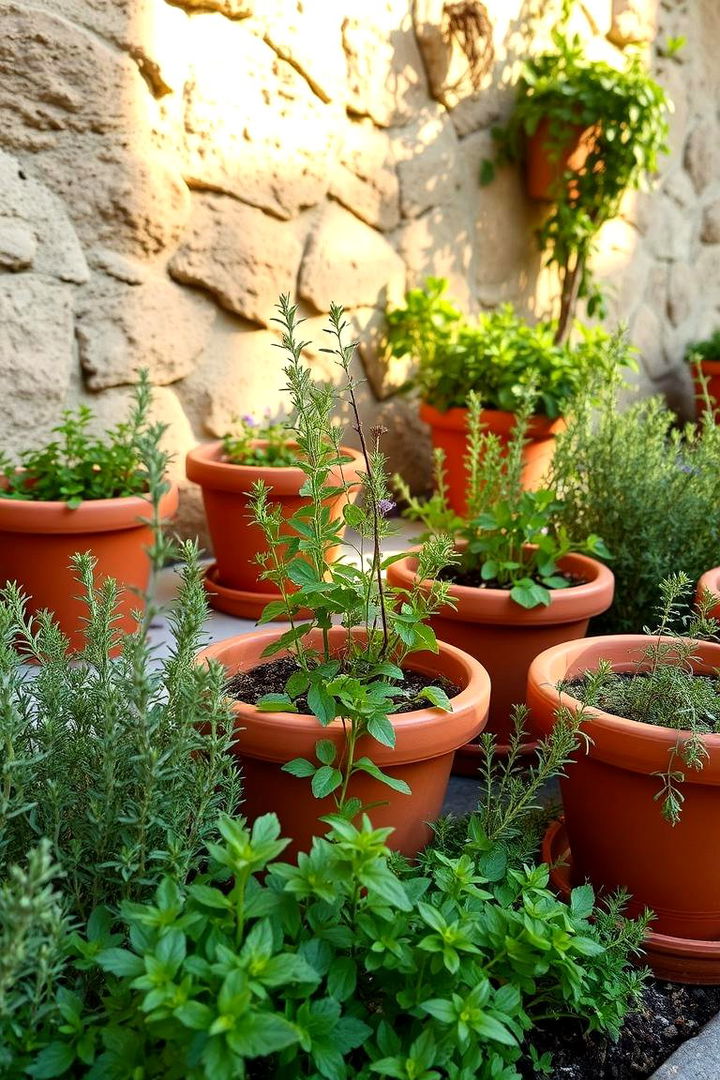 Mediterranean Inspired Herb Garden - 22 Herb Garden Ideas