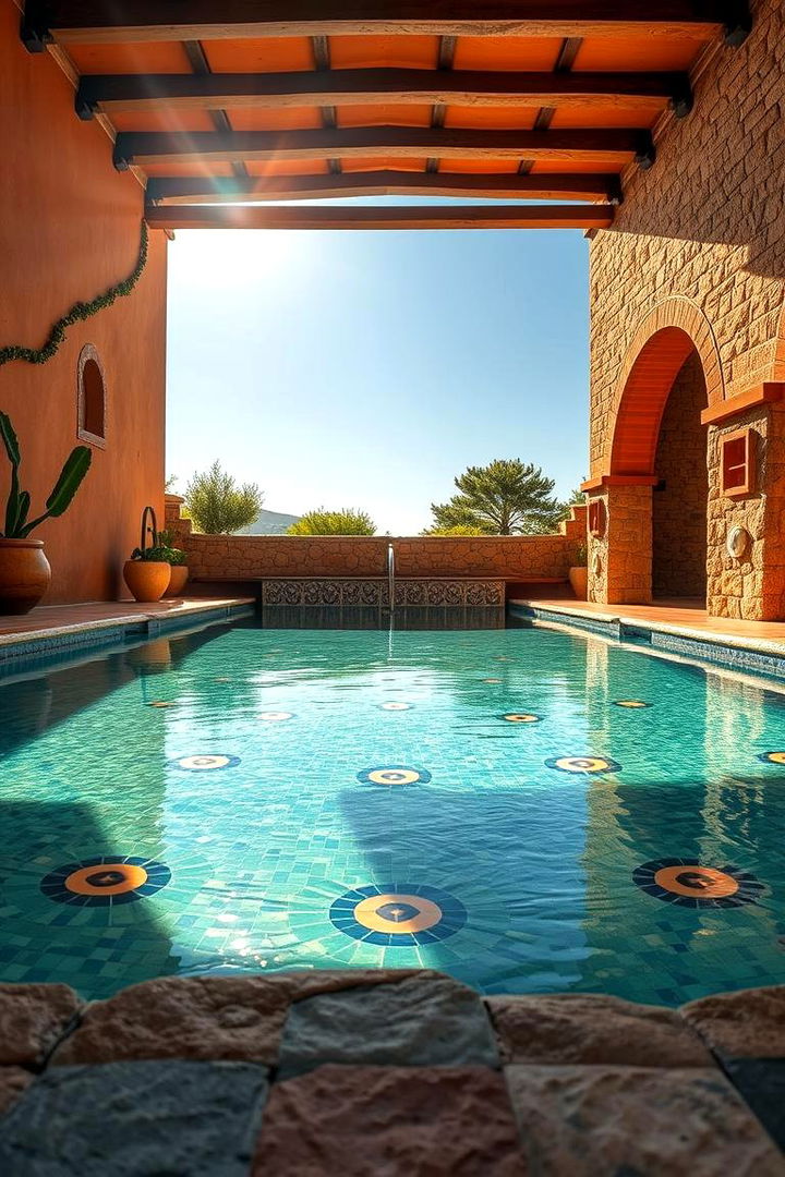Mediterranean Inspired Retreat - 22 Small Inground Pool Ideas