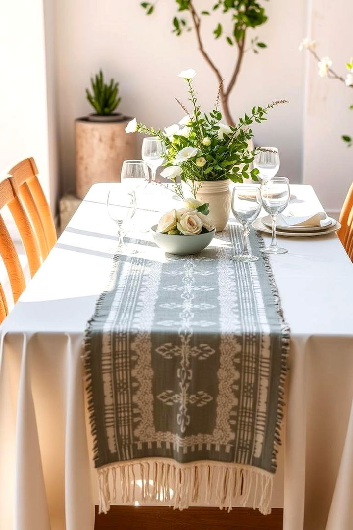 Mediterranean Inspired Table Runners - 22 Table Runner Ideas