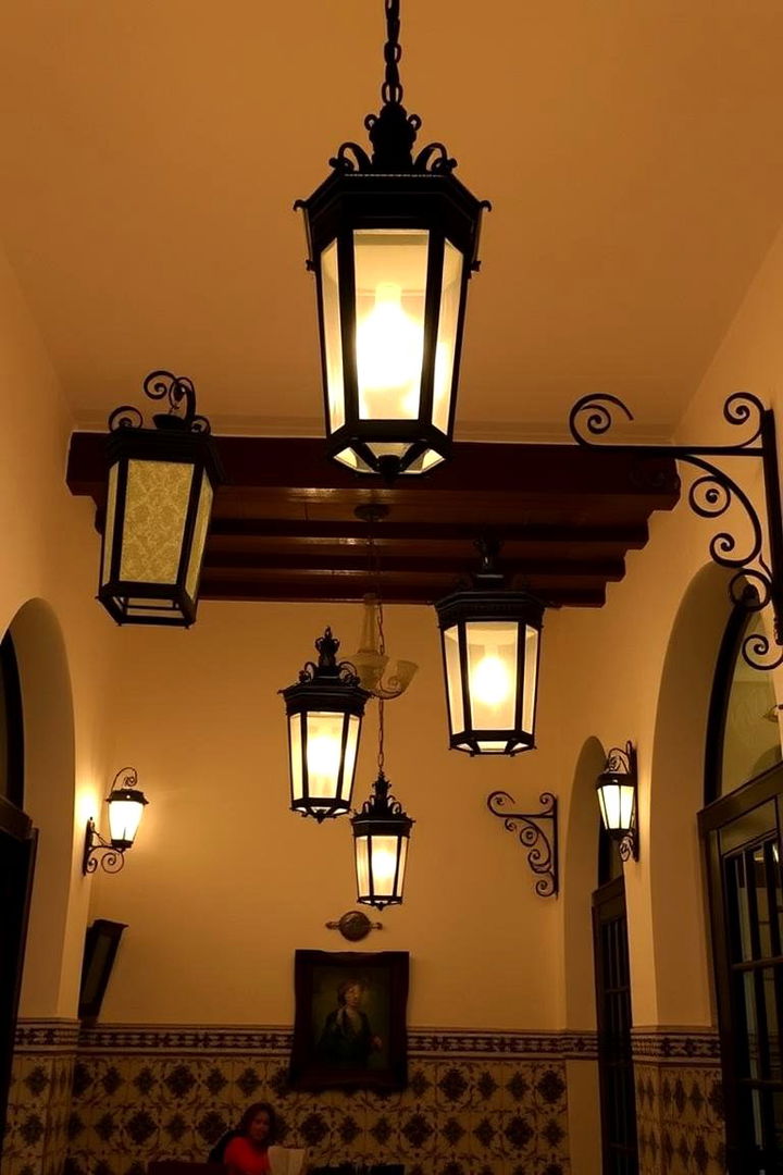 Mediterranean Lighting Elegance - 22 spanish interior design ideas