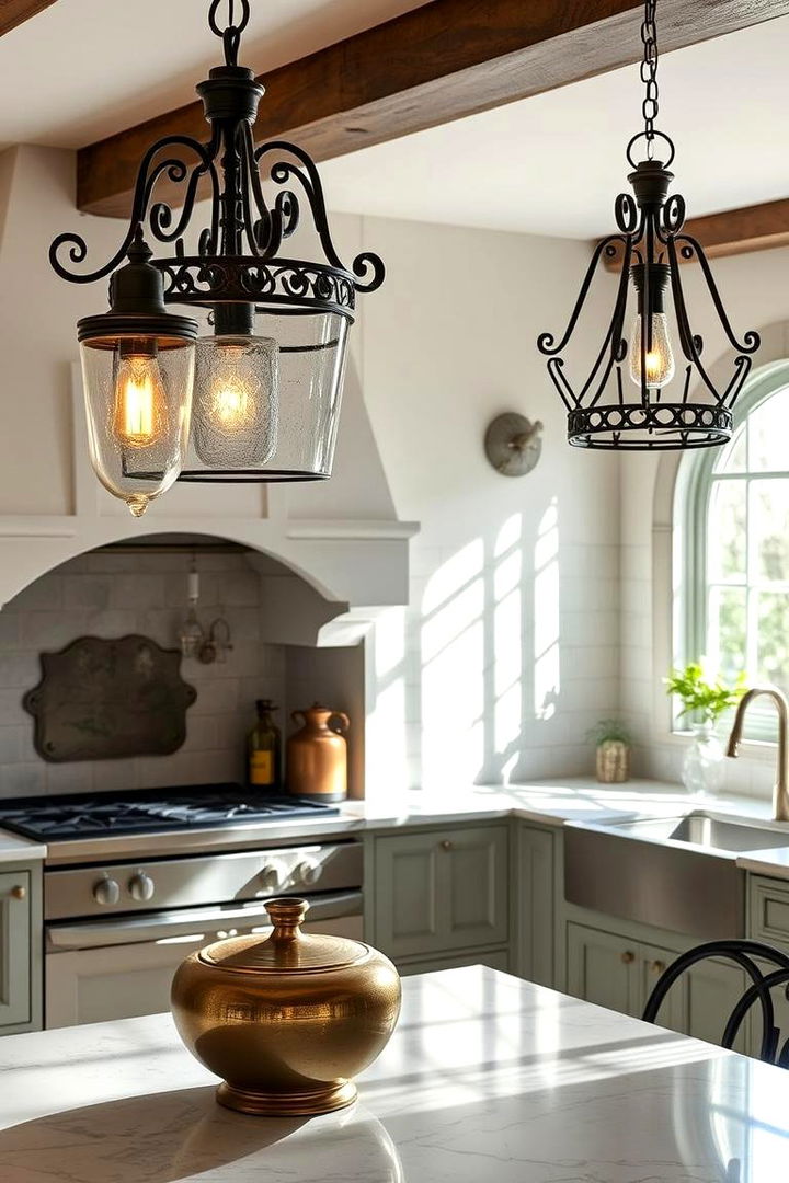 Mediterranean Lighting Fixtures - 22 Spanish Style Kitchen Ideas