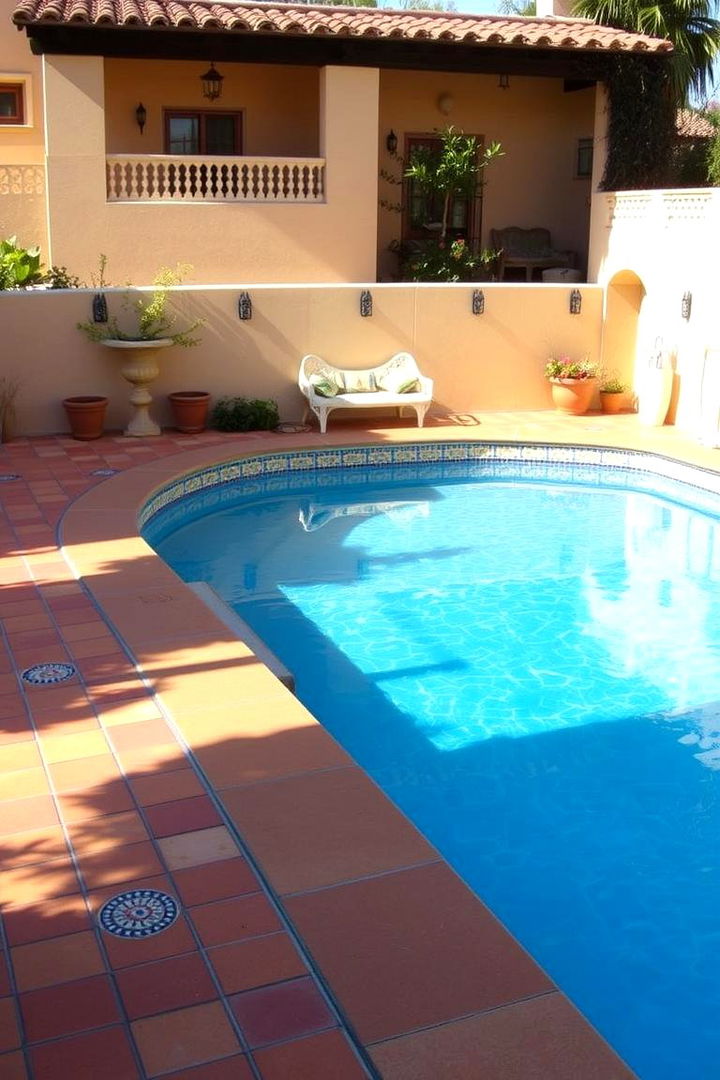 Mediterranean Magic Deck Design - 22 Pool Deck Ideas