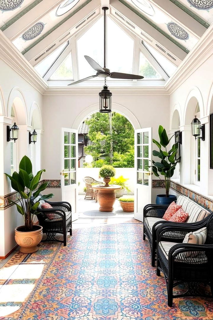 Mediterranean Mosaic Inspiration - 22 Sunroom Tile Floor Ideas