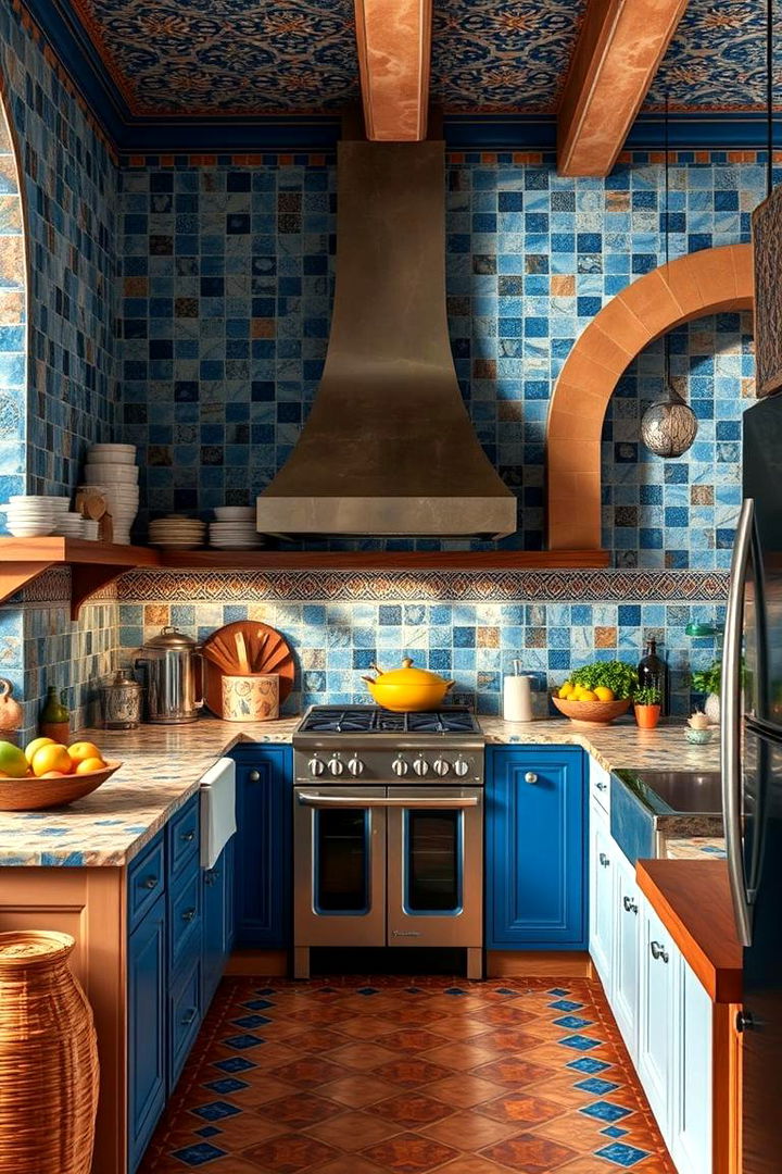 Mediterranean Mosaics - 22 Kitchen Wallpaper Ideas
