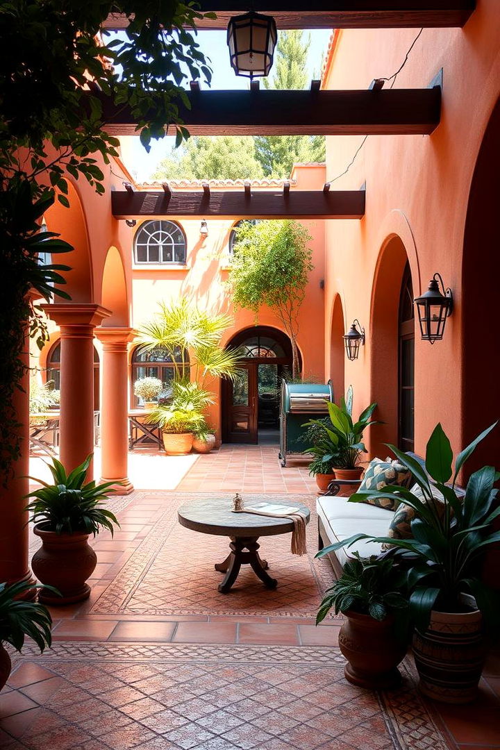 Mediterranean Style Escape - 22 Attached Covered Patio Ideas