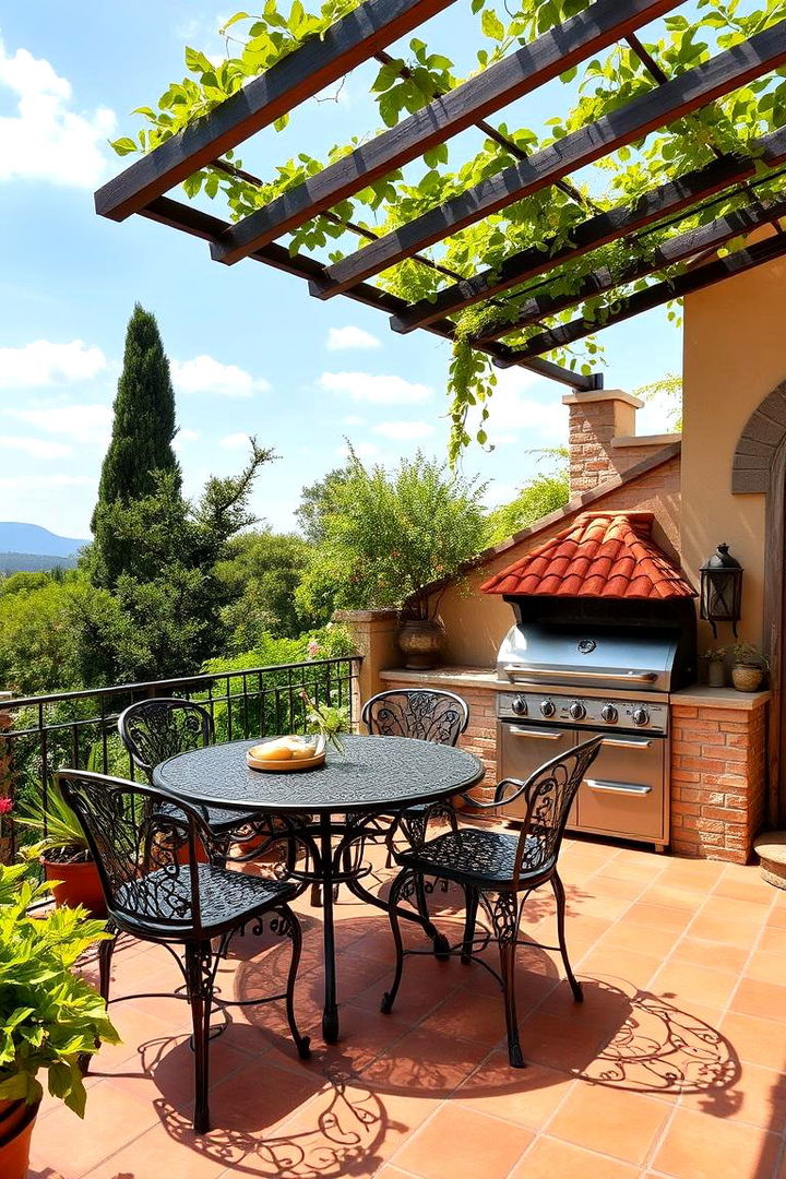 Mediterranean Terrace BBQ - 22 bbq area ideas