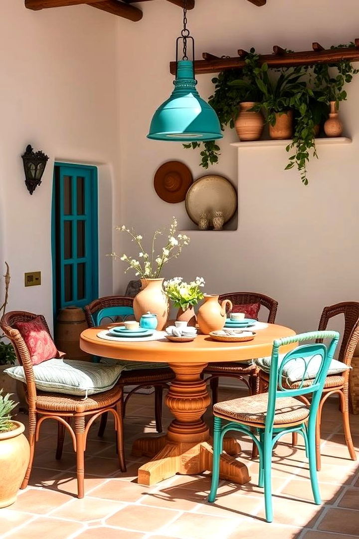 Mediterranean Themed Table Styling - 22 Round Table Decor Ideas