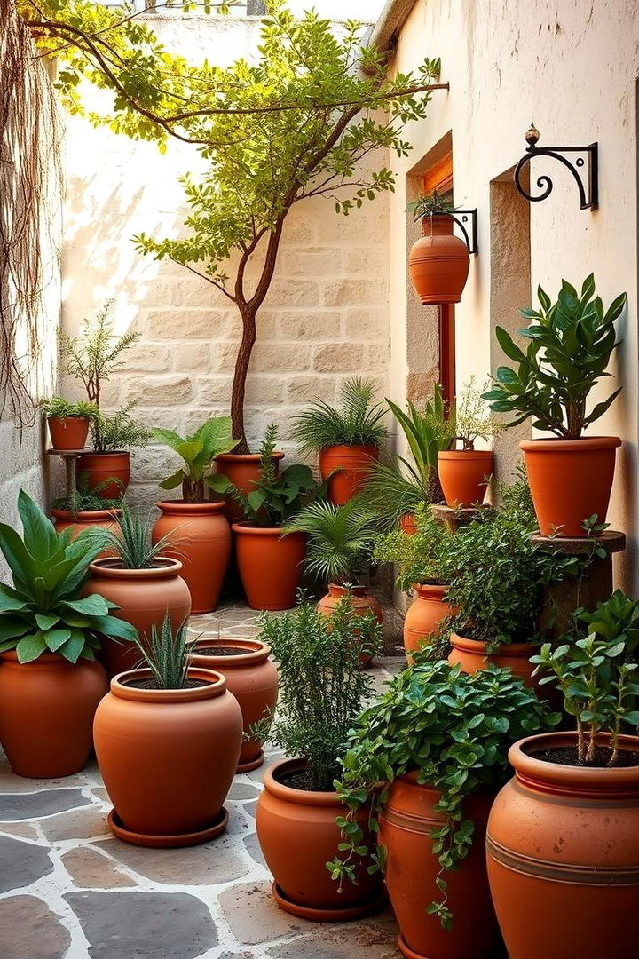 Mediterranean Touch - 22 Potted Plant Arrangement Ideas