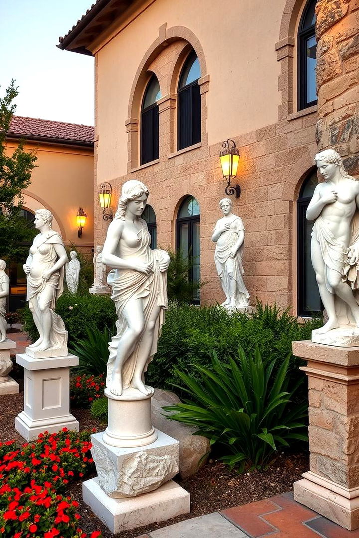 Mediterranean inspired Sculpture Gardens - 22 Italian Garden Design Ideas