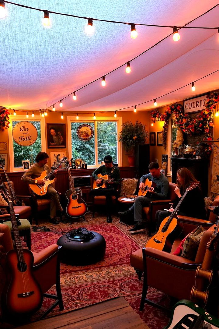 Mellow Acoustic Gathering - 22 Fall Birthday Party Ideas