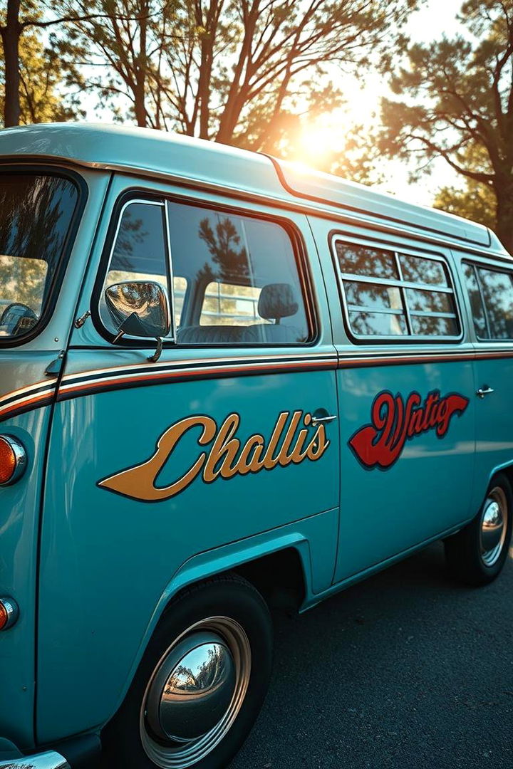 Melodic Motor Vibes - 22 70s Van Art Ideas