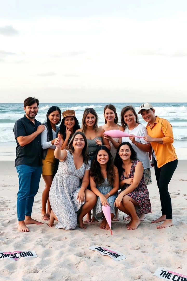 Memorable Group Photo Concepts - 22 Beach Wedding Ideas
