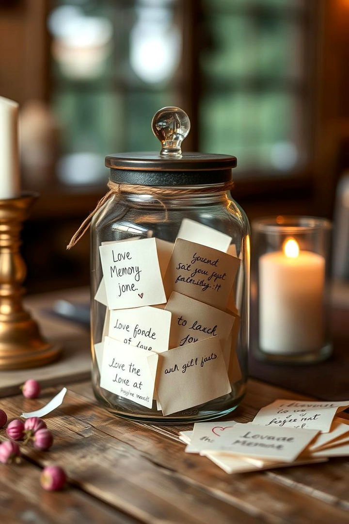 Memory Jar for Love Notes - 22 Wedding Gift Ideas for Couples