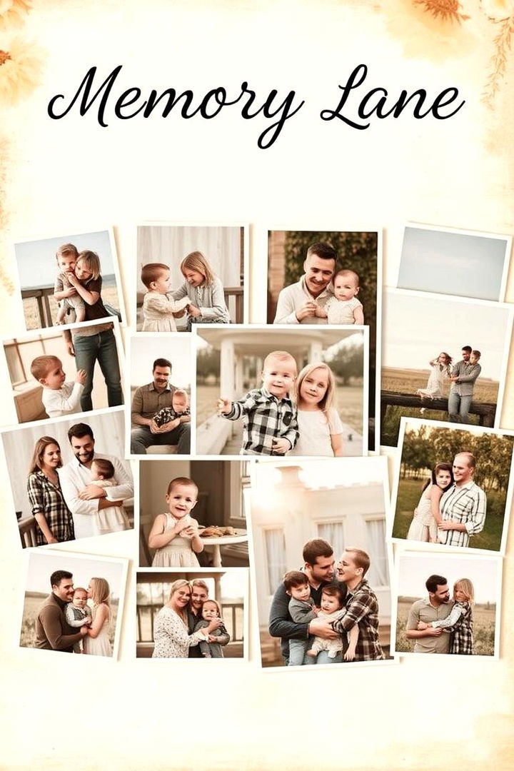 Memory Lane Collage - 22 Family Picture Wall Ideas