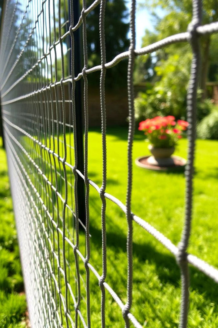 Mesh Fencing for Dog Safety - 22 Dog Fence Ideas