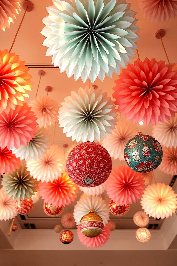 Mesmerizing Ceiling Hangings - 22 Birthday Decoration Ideas