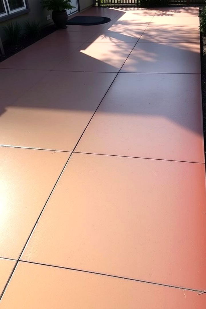 Mesmerizing Gradient Fades - 22 Painted Concrete Patio Ideas