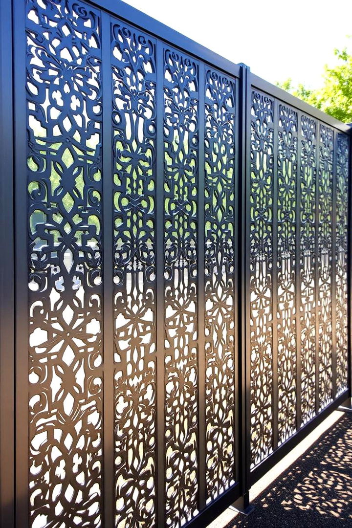 Metal Privacy Screens - 22 Ideas Cheap Ways to Block Neighbors View