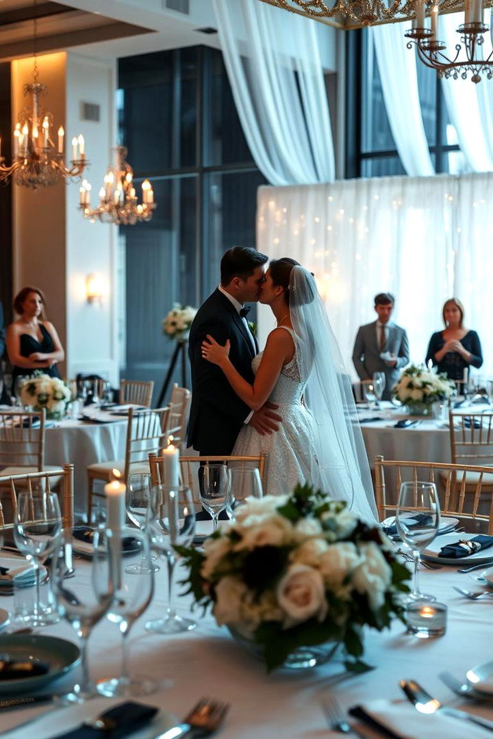 Metallic Black Highlights - 22 Black-Themed Wedding Ideas