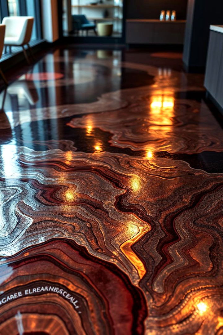 Metallic Elegance - 22 Epoxy Floor Designs