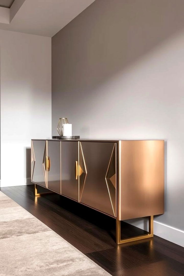 Metallic Finishes - 22 Painted Furniture Ideas