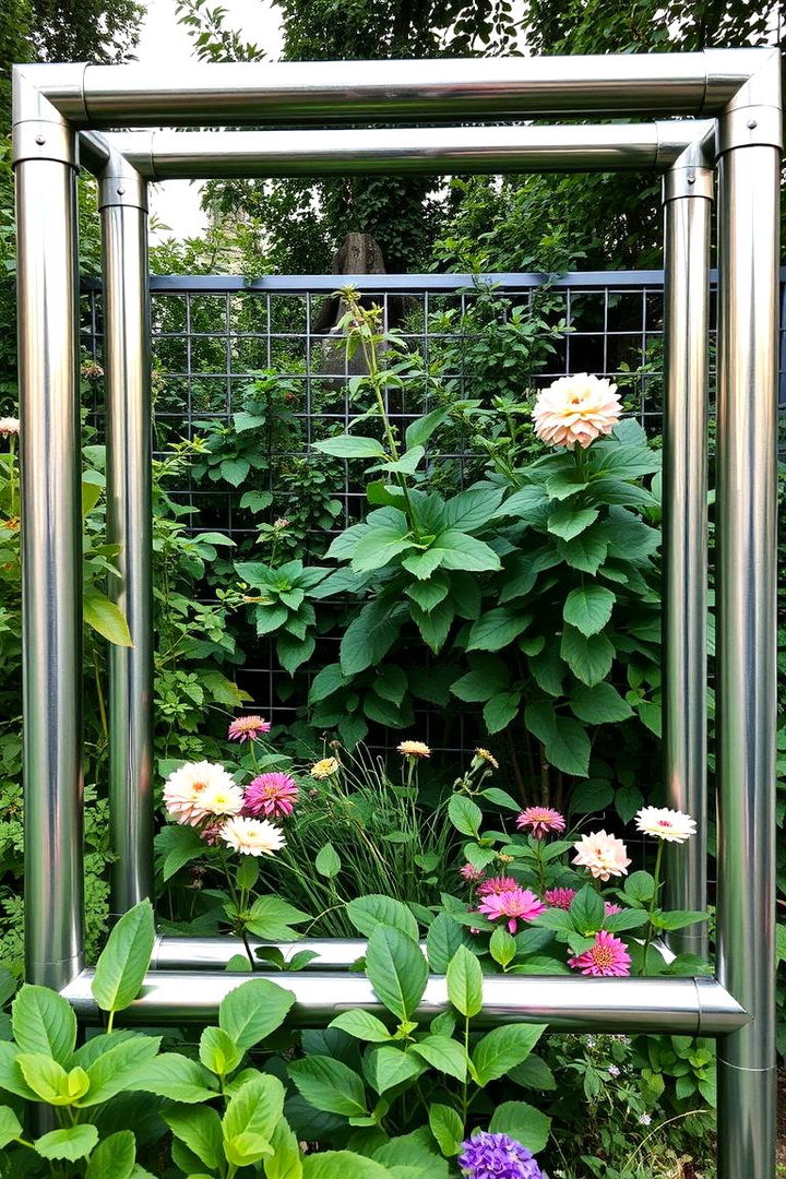 Metallic Garden Frames - 22 Modern Garden Edging Ideas