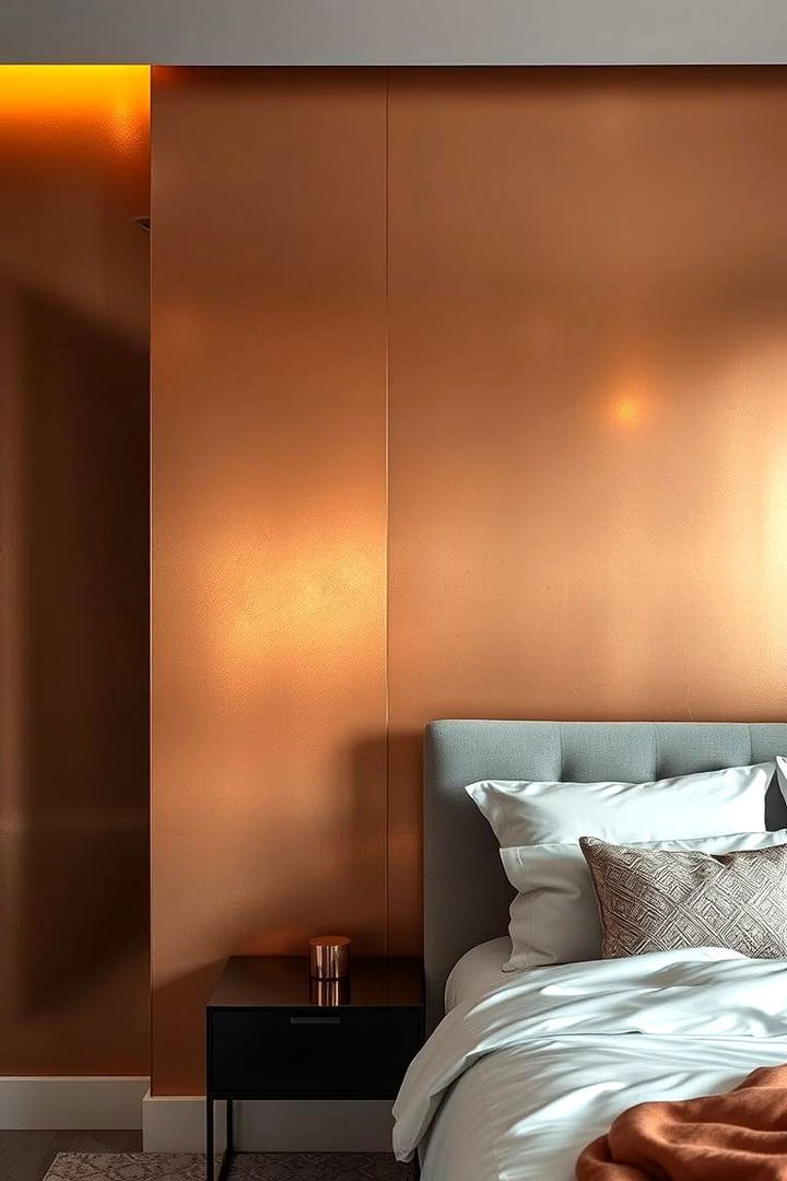 Metallic Glamor Finishes - 22 Bedroom Wallpaper Ideas