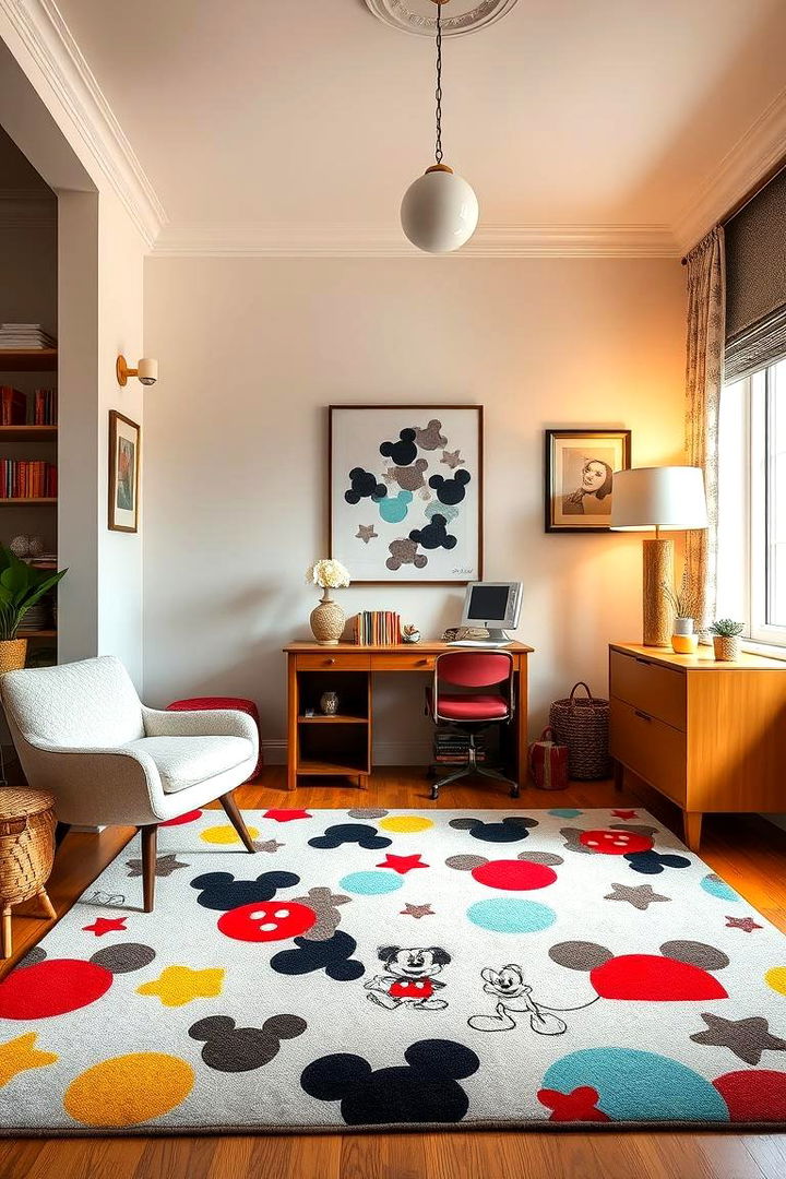 Mickey Mouse Rug Love - 22 Mickey Mouse Room Decor Ideas