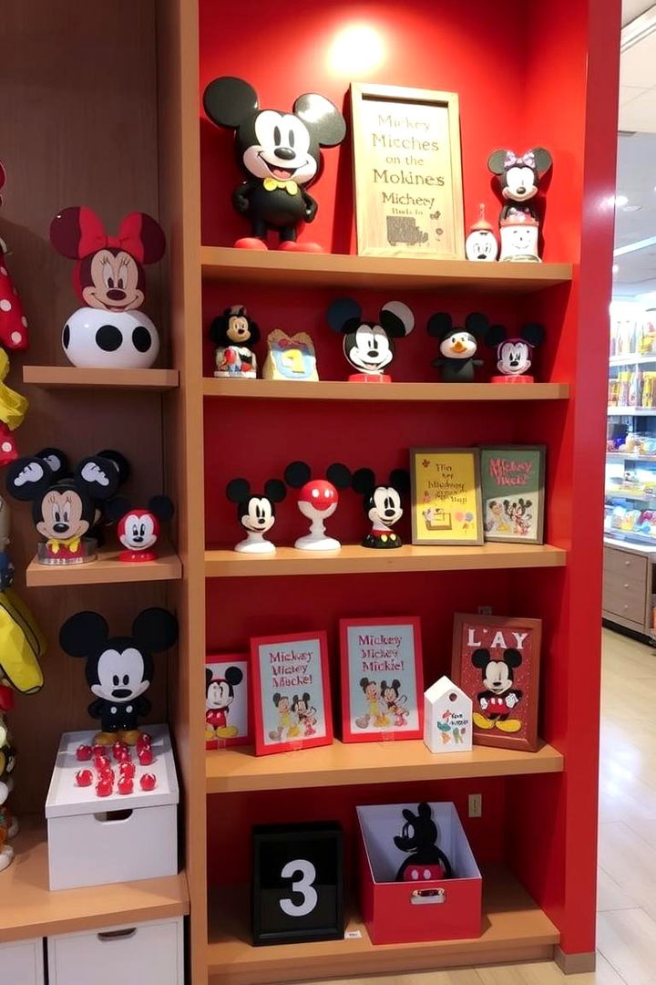 Mickey Mouse Shelves of Fun - 22 Mickey Mouse Room Decor Ideas
