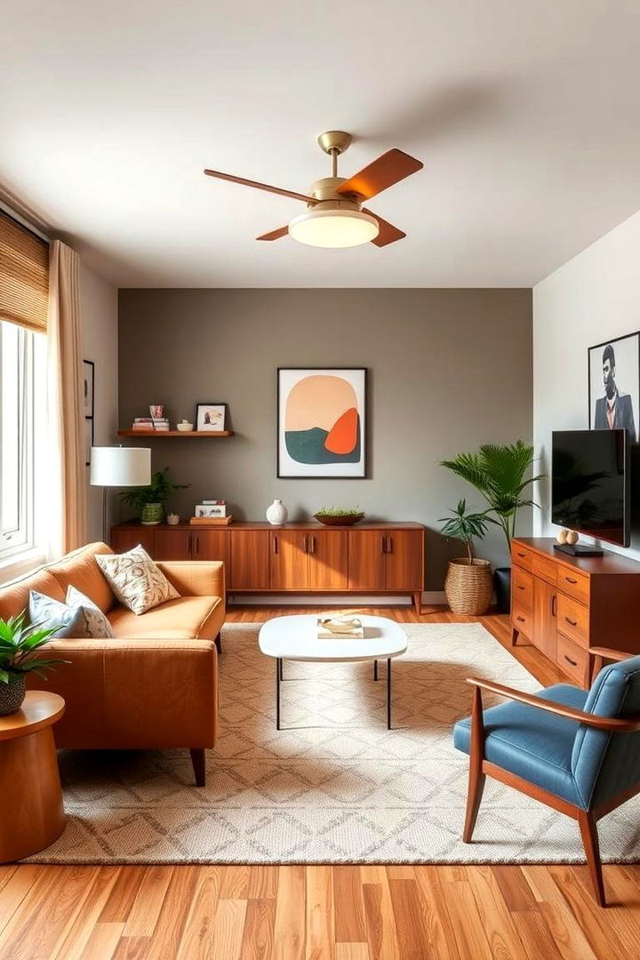Mid Century Modern Charm - 22 Bachelor Room Ideas