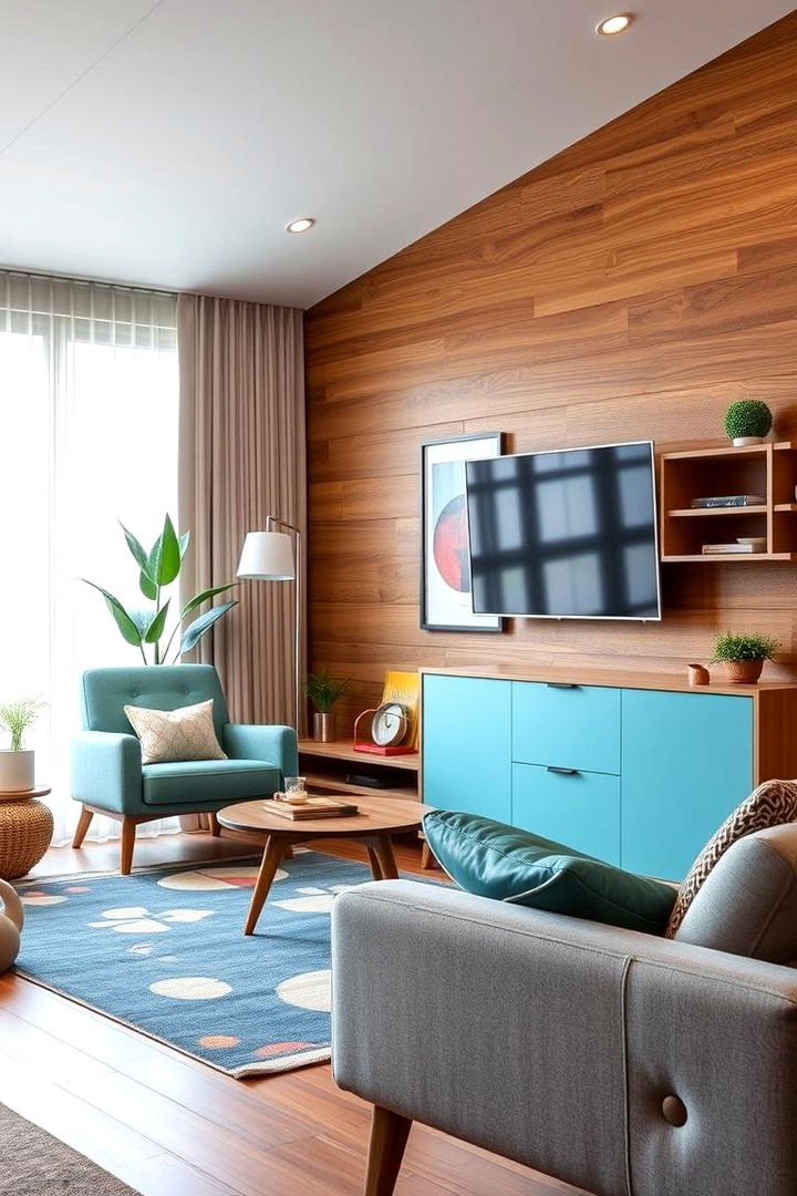 Mid Century Modern Flair - 22 Vintage Living Room Ideas