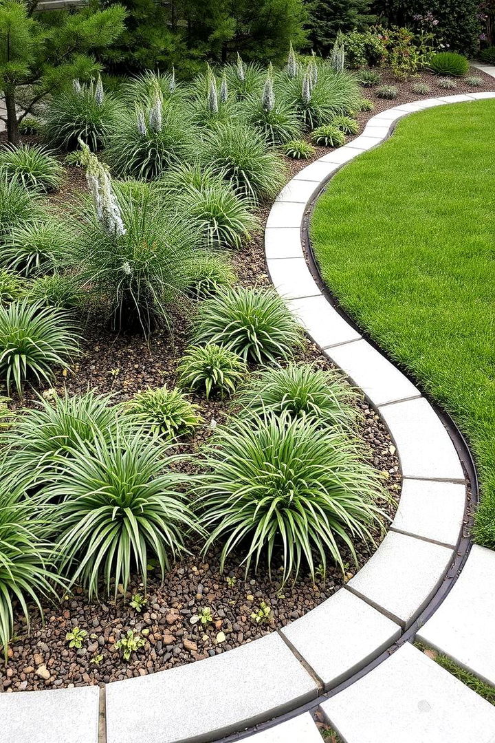 Mid century Inspired Edging - 22 Mid-century Modern Landscaping Ideas
