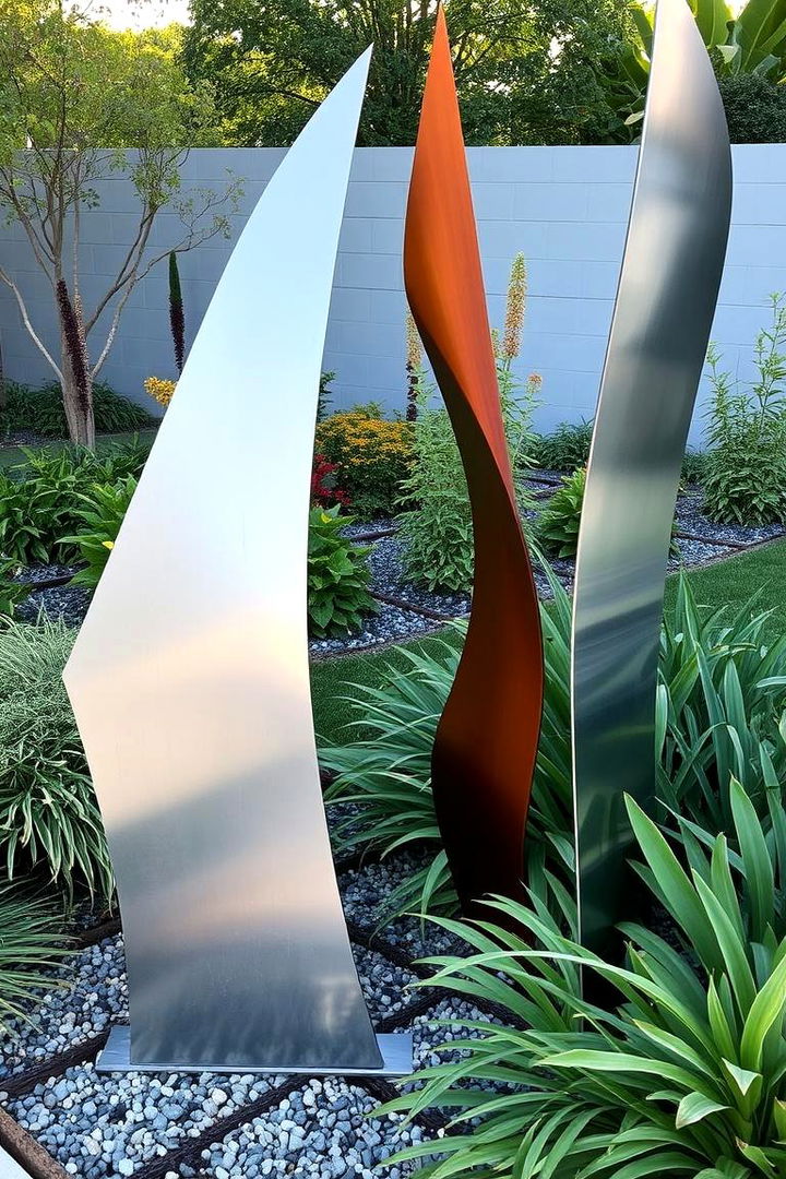 Mid century Sculptural Elements - 22 Mid-century Modern Landscaping Ideas
