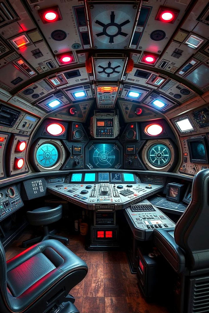 Millennium Falcon Control Room - 22 Star Wars Room Ideas