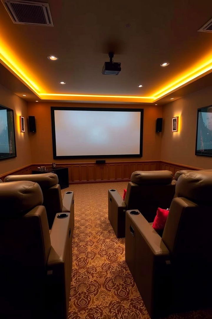Mini Cinema - 22 Basement Playroom Ideas