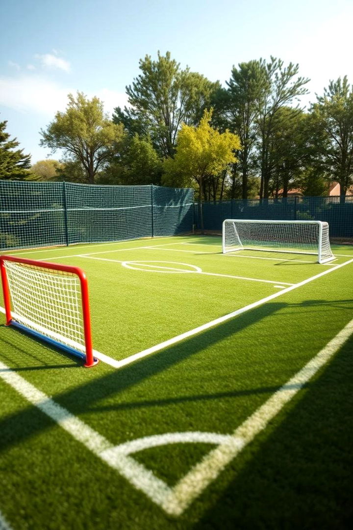 Mini Sports Fields - 22 Eyfs Outdoor Area Ideas
